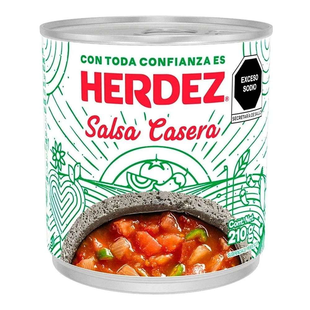 SALSA CASERA 210G HERDEZ