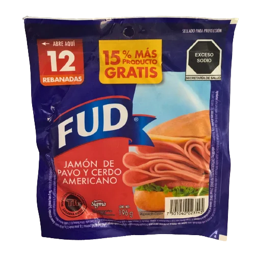 FUD JAMON DE PAVO AMERICANO 196g