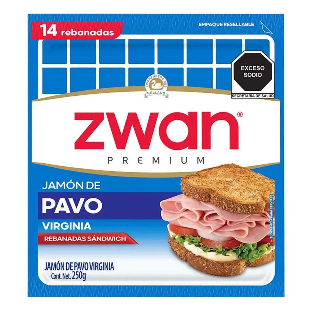 ZWAN JAMON DE PAVO VIRGINIA 250G