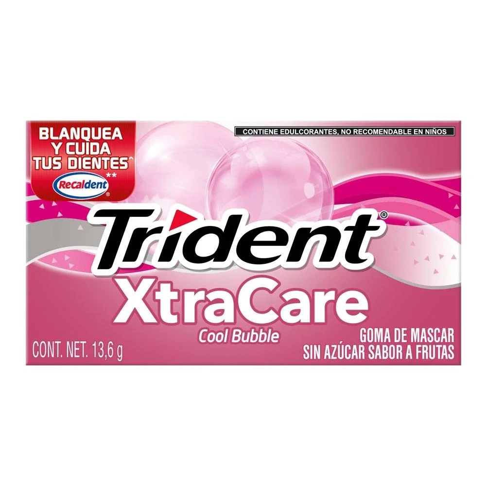 TRIDENT XTRACARE COOL BUBBLE 10S