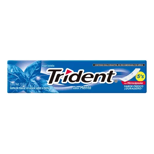 TRIDENT TIPO AMERICANO MENTA 