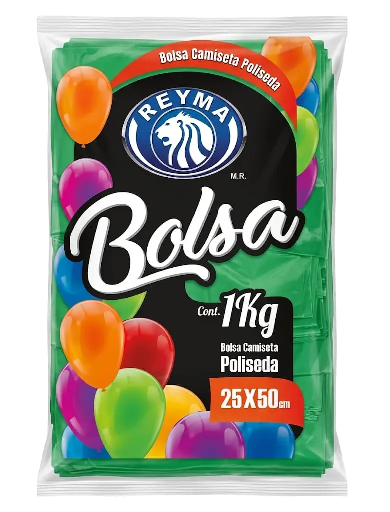 BOLSA CAMISETA POLISEDA 25 X 35 REYMA 