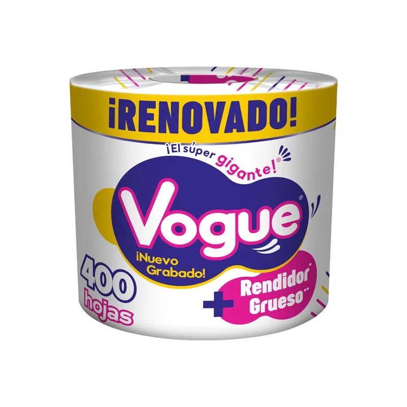 PAPEL HIGIENICO VOGUE INFDIVIDUAL