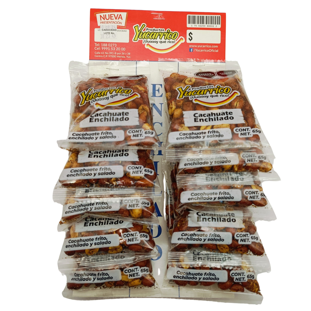 YUCARICO CACAHUATE ENCHILADO 65g