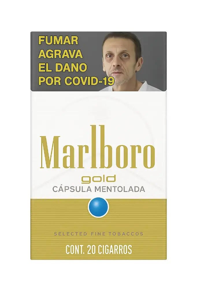 MARLBORO GOLD CÁPSULA MENTOLADA 20’S