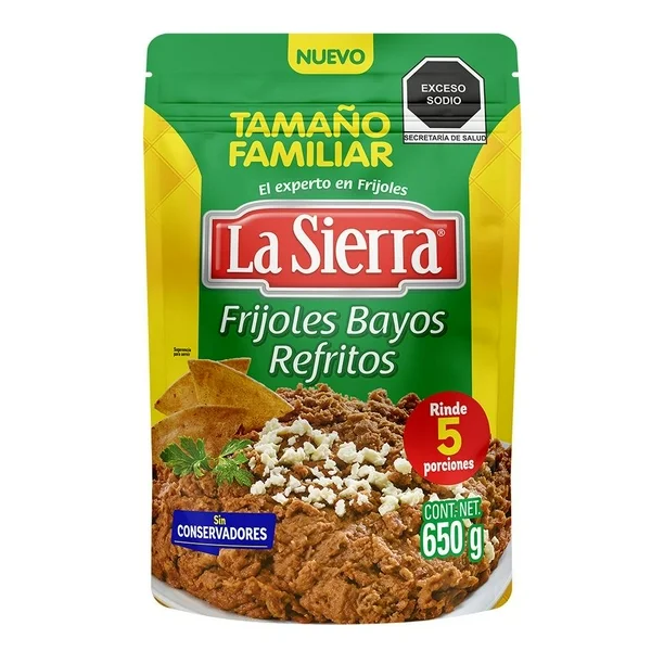 FRIJOLES BAYOS REFRITOS 650G