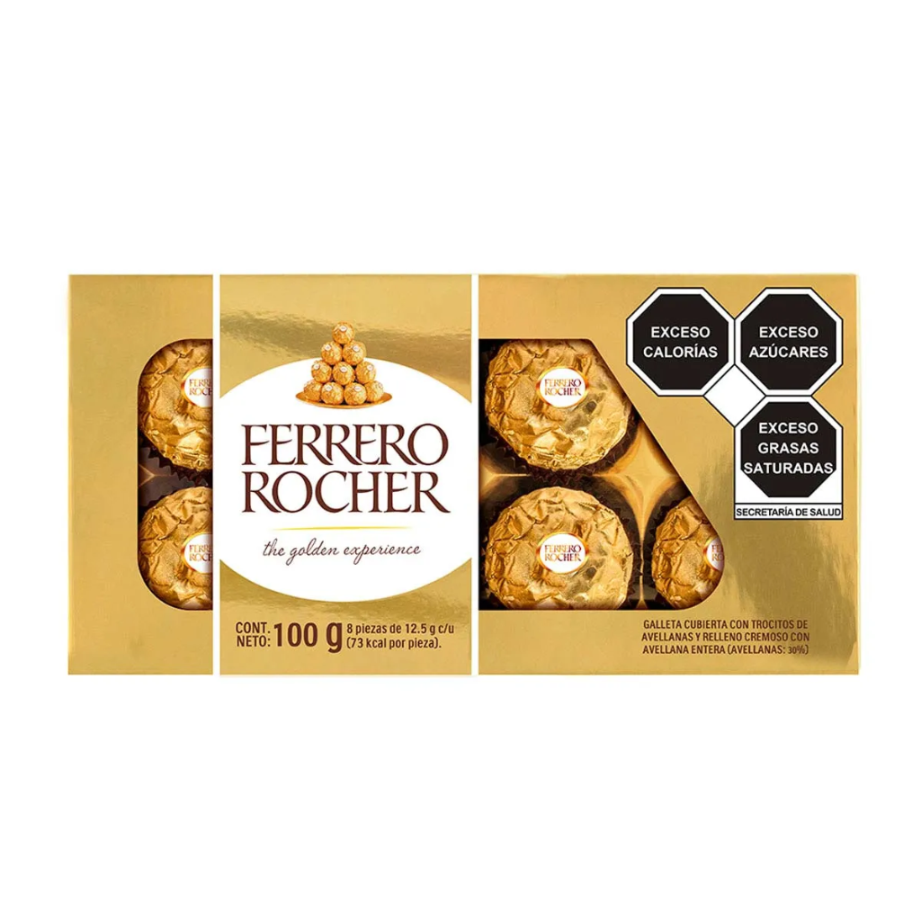 FERRERO ROCHER KINDER 8 PZAS 100G