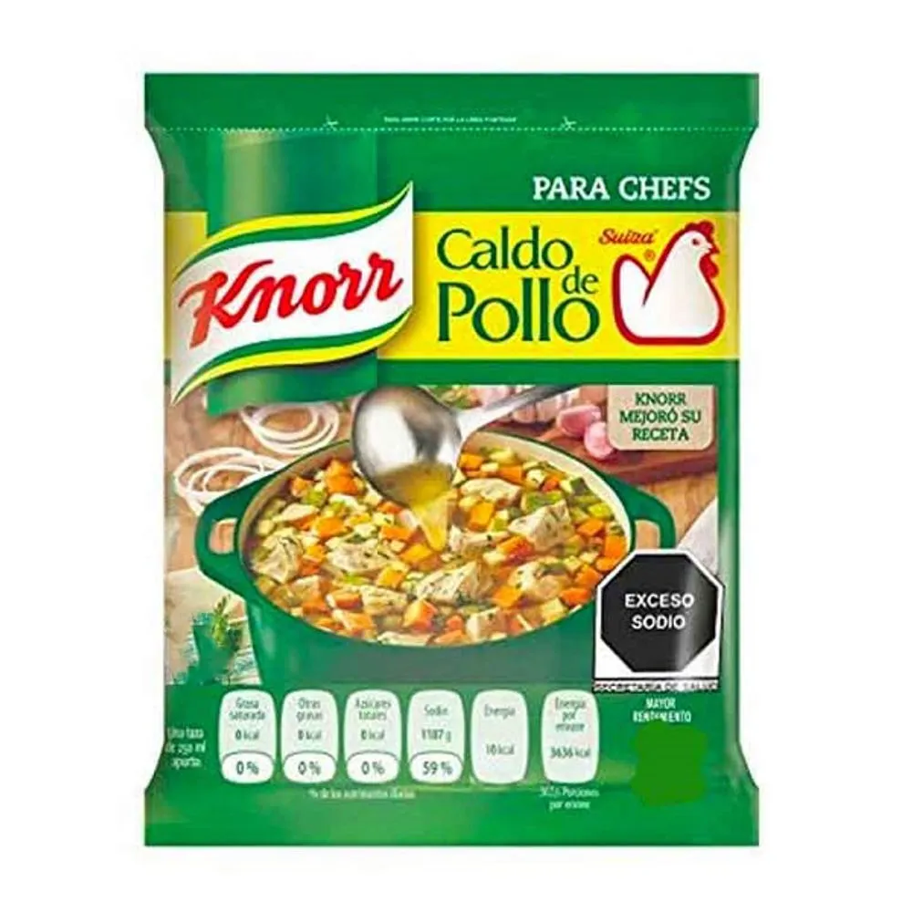 KNORR SUIZA CALDO DE POLLO 88 G