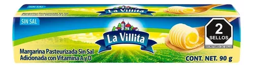 MARGARINA SIN SAL 90G LA VILLITA