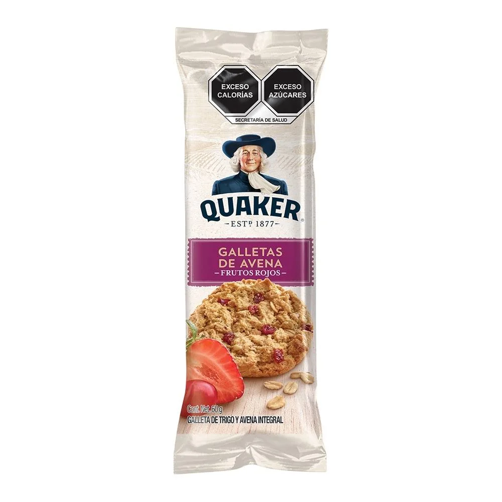 QUAKER FRUTOS ROJOS  GAMESA 60G
