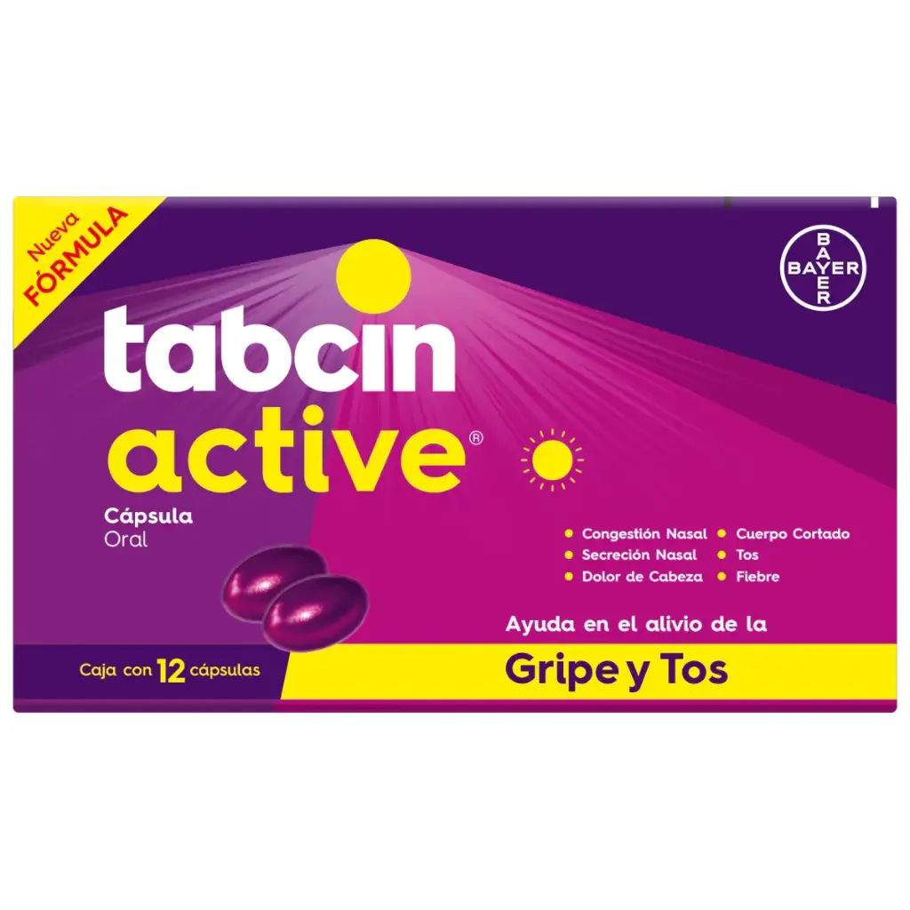 TABCIN ACTIVE GRIPE Y TOS