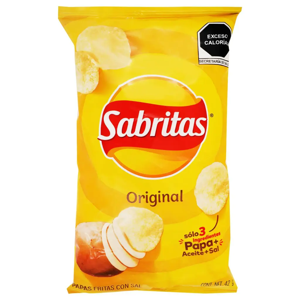 PAPAS SAL SABRITAS ORIGINAL 42 g