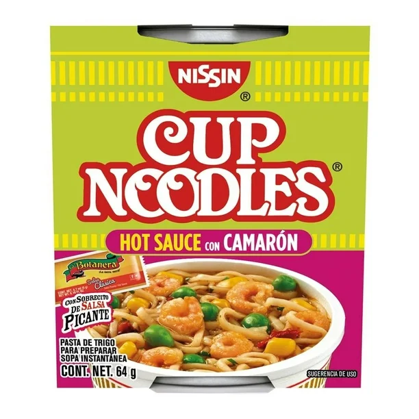 NISSIN HOT SAUCE CON CAMARON