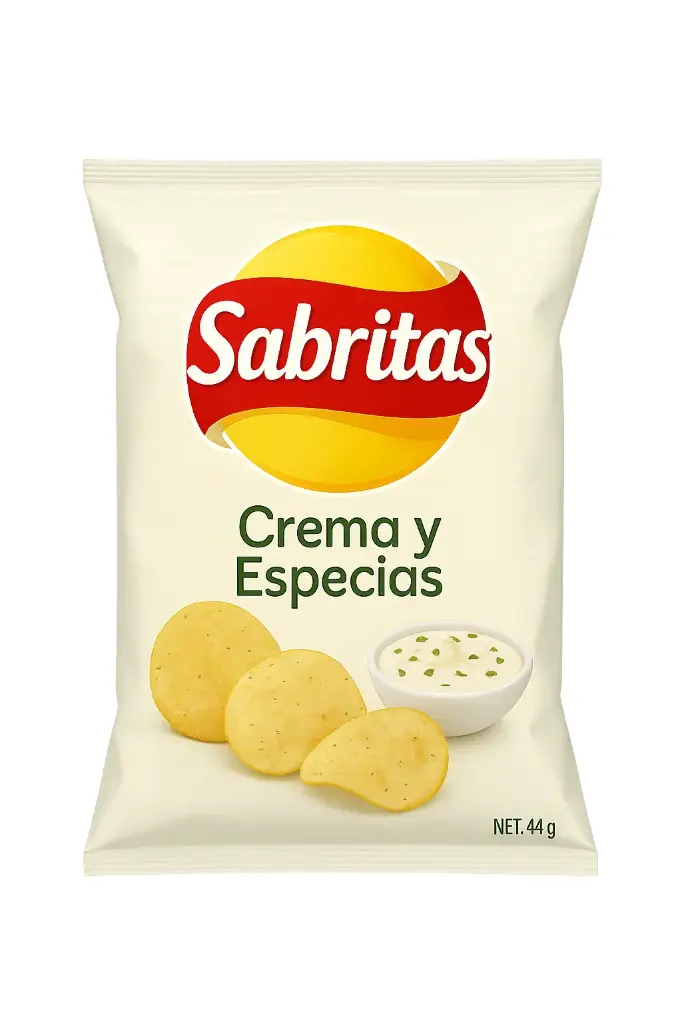 PAPA SABRITAS CREMA Y ESPECIAS 