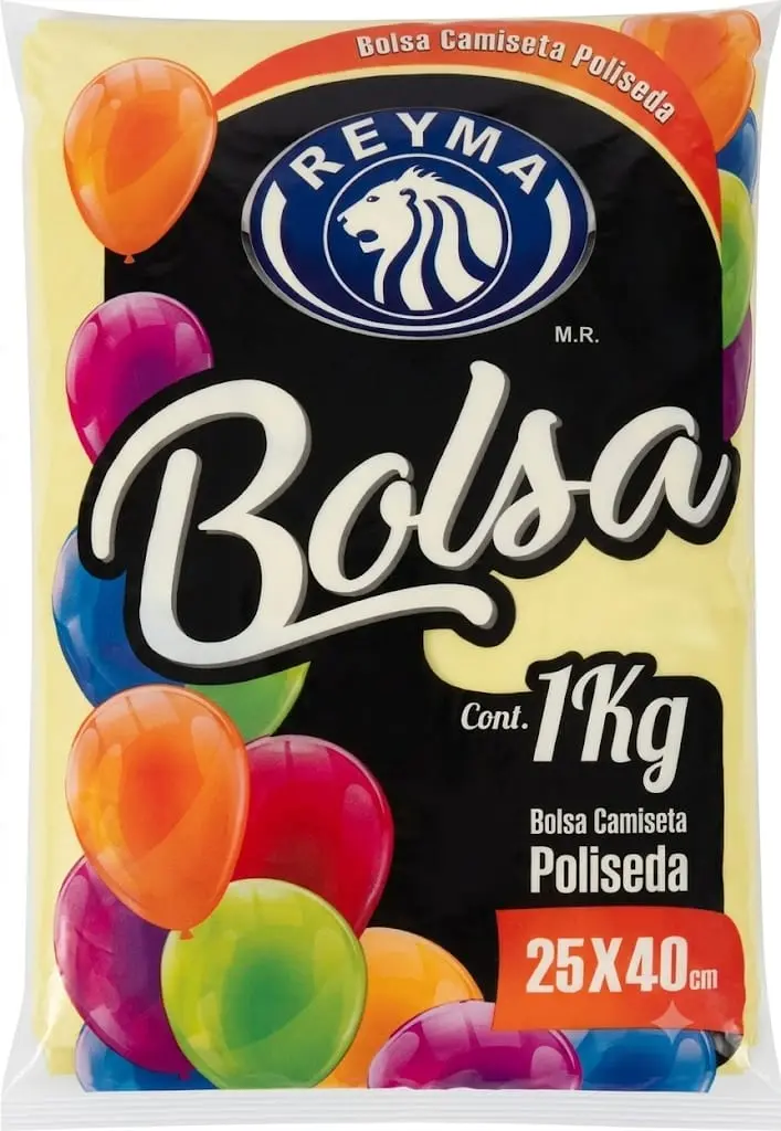BOLSA CAMISETA REYMA 25X40 POLISEDA 1 K