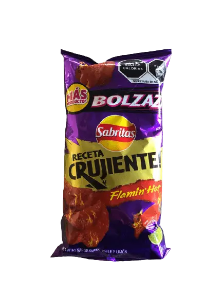 BOLZAZA RECETA CRUJIENTE FLAMIN HOT 75g