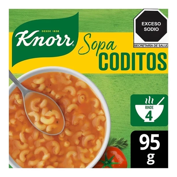 SOPA CODITOS KNOR 95G 