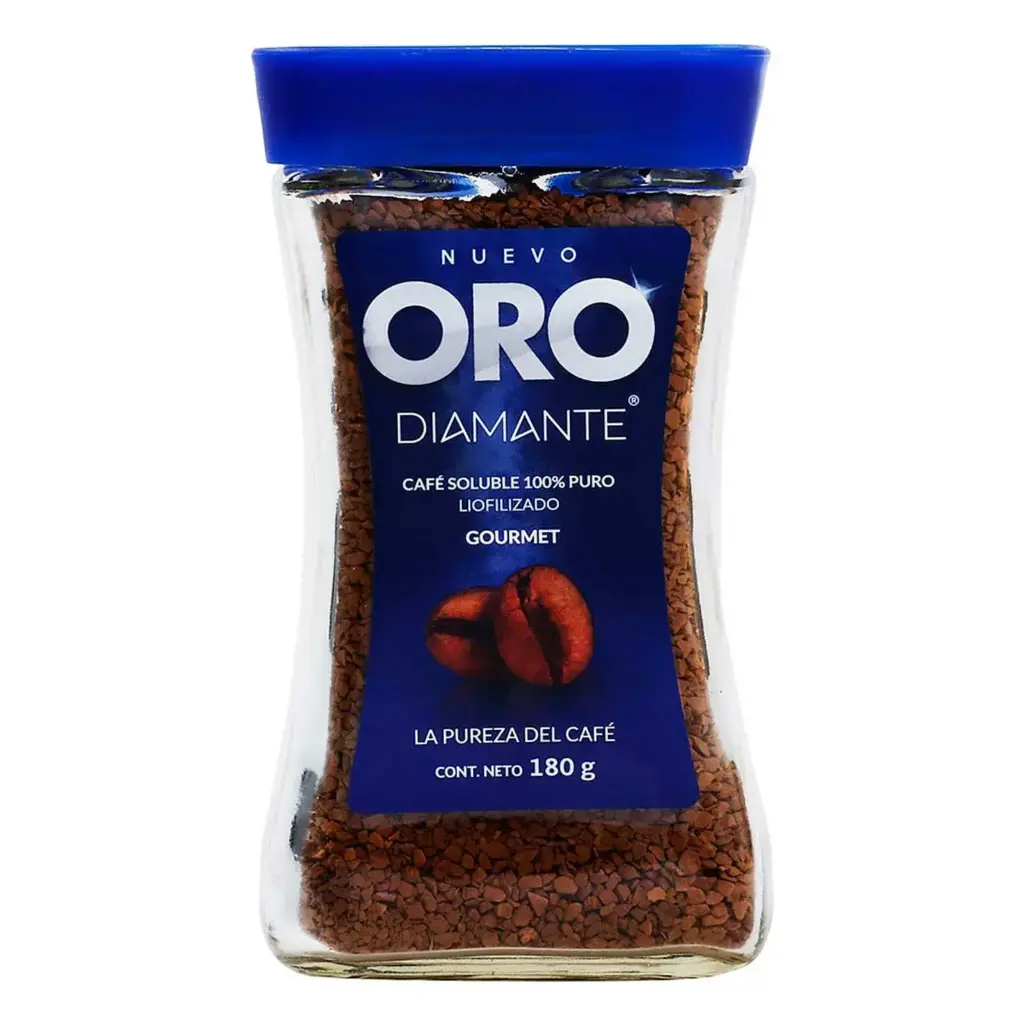 CAFE ORO DIAMANTE 100% PURO LIOFILIZADO 180g