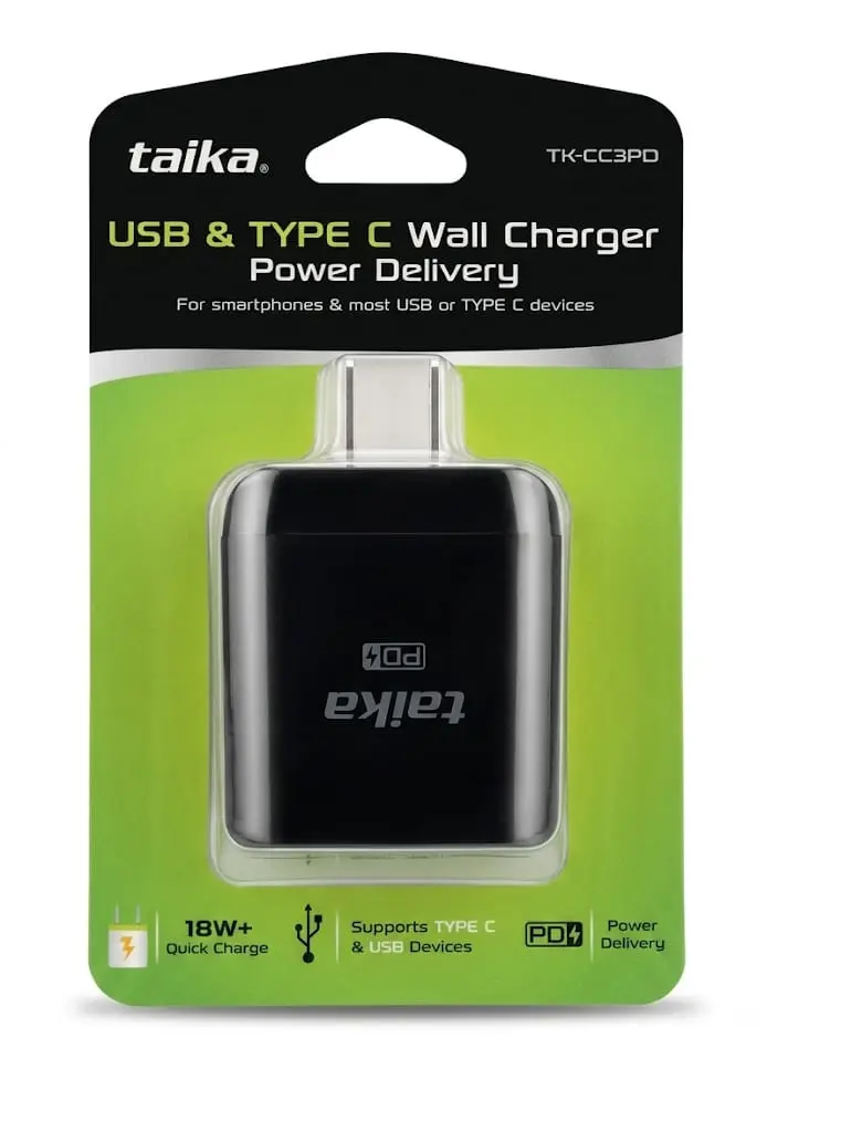 CARGADOR USB MAS TIPO C DUAL CARGA RAPIDATAIKA