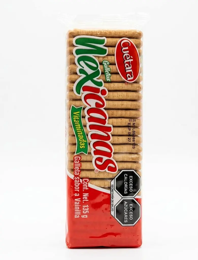  GALLETA CUETARA MEXICANA VITAMINADA 20/135 GRS.