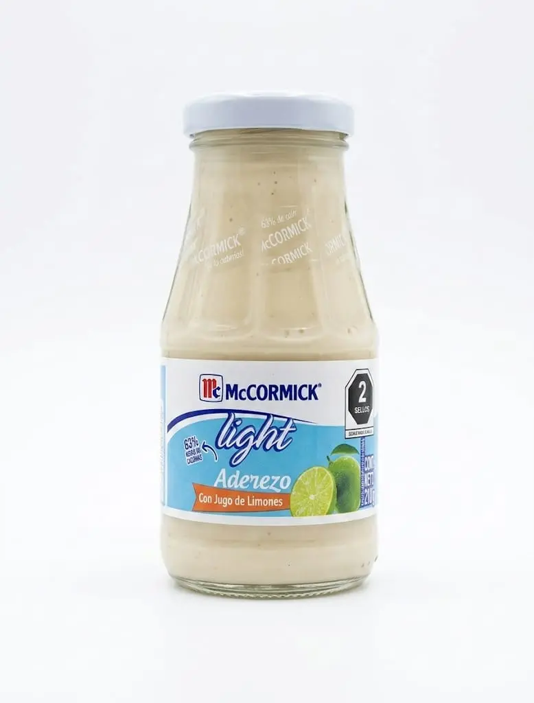  MAYONESA MC CORMICK LIGHT CON JUGO DE LIMONES No. 8 210 GRS 