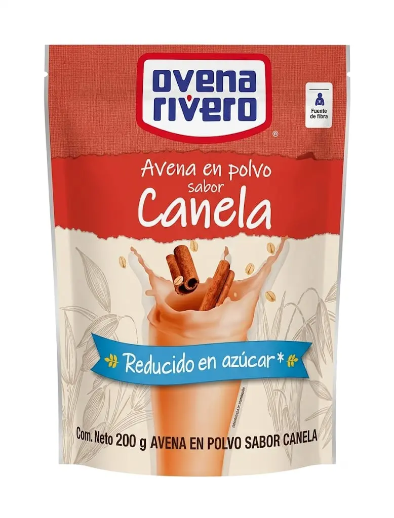 AVENA EN POLVO SABOR CANELA 200G
