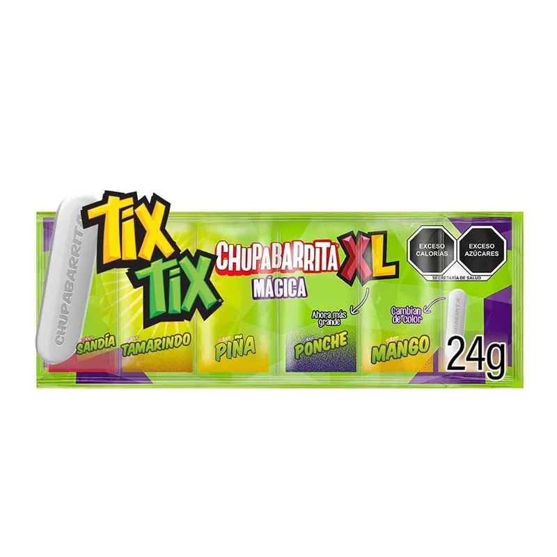 CHUPA BARRITA TIX TIX XL 24G