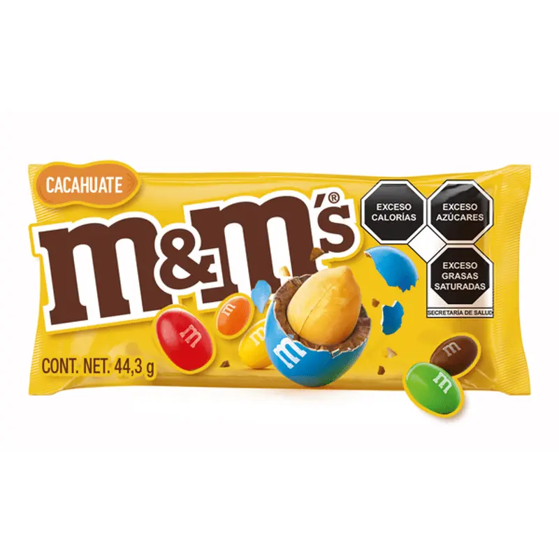 M&M`S CACAHUATE 44.3 G