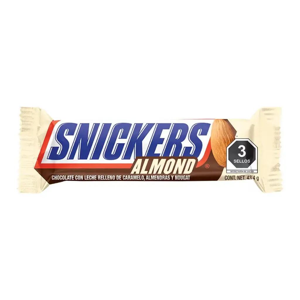 SNICKERS DE ALMENDRA 43G