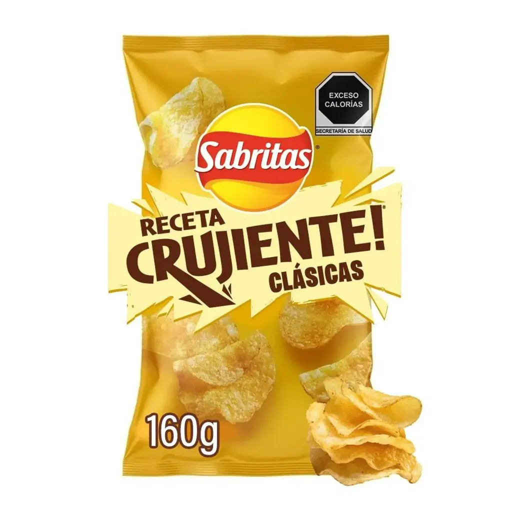 PAPA SABRITAS RECETA CRUJIENTE 170G