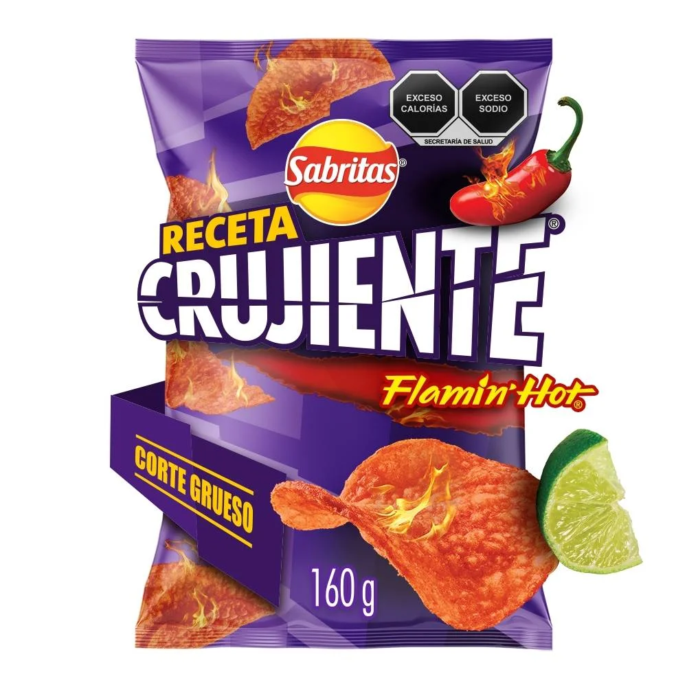 RECETA CRUJIENTE FLAMIN HOT 160G (SABRITAS)