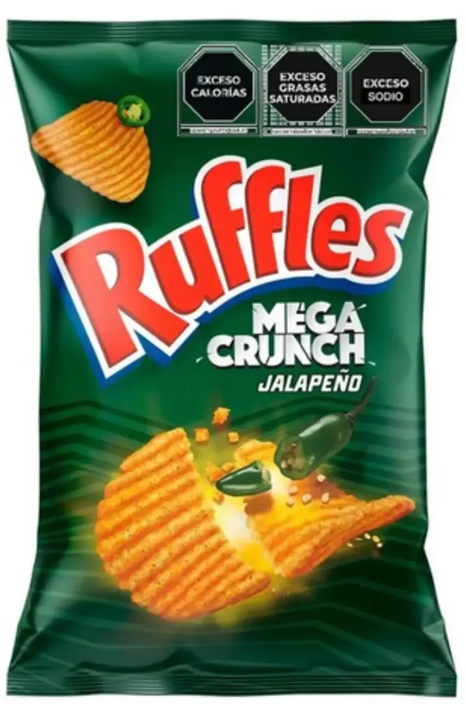 RUFFLES MEGA CRUNCH JALAPEÑO 42G