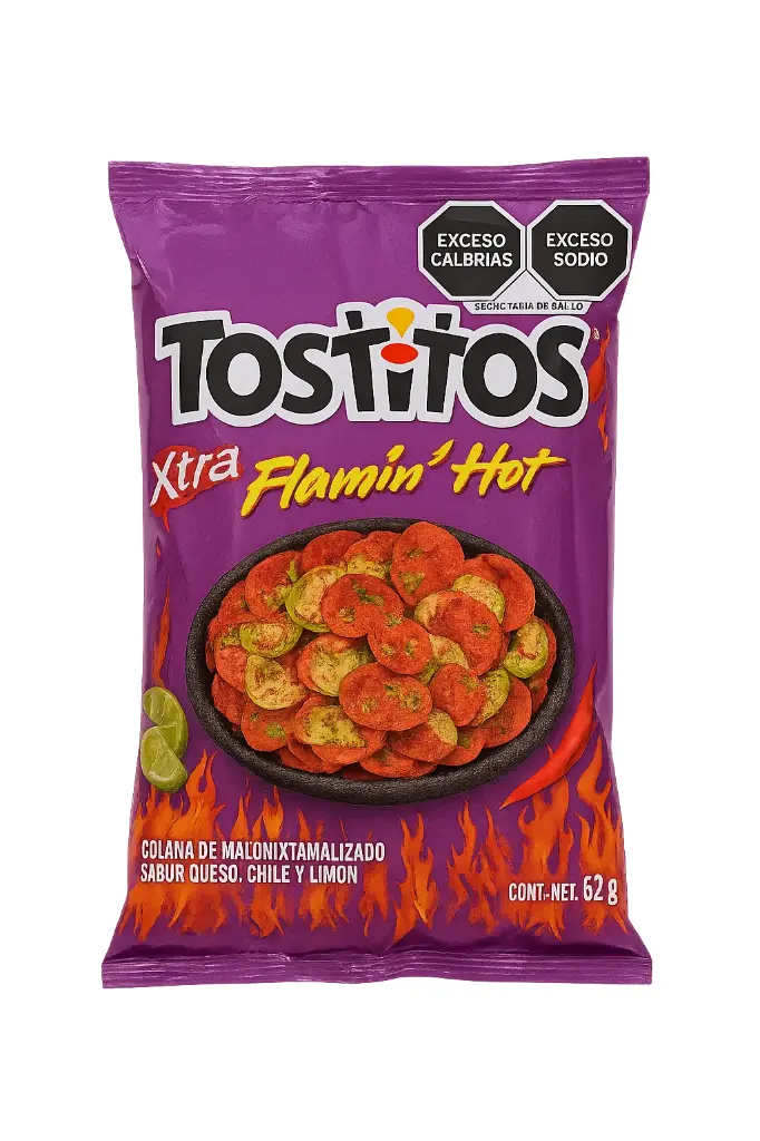 TOSTITOS XTRA FLAMIN' HOT 62G