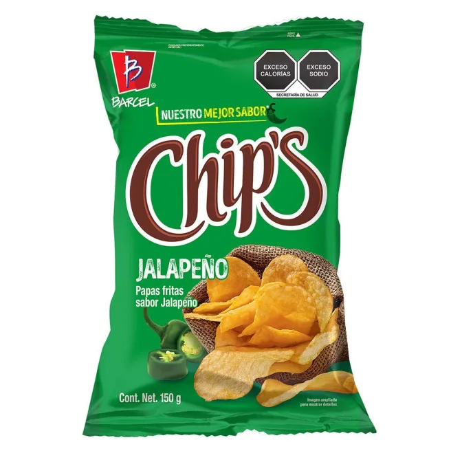CHIPS JALAPEÑO 170G (BARCEL)