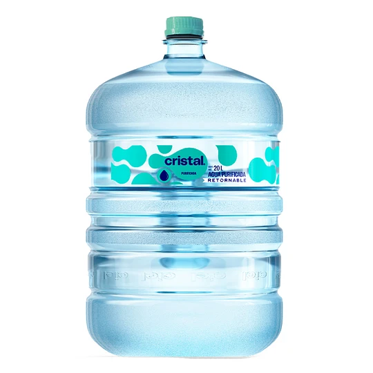 AGUA PURIFICADA CRISTAL  20L