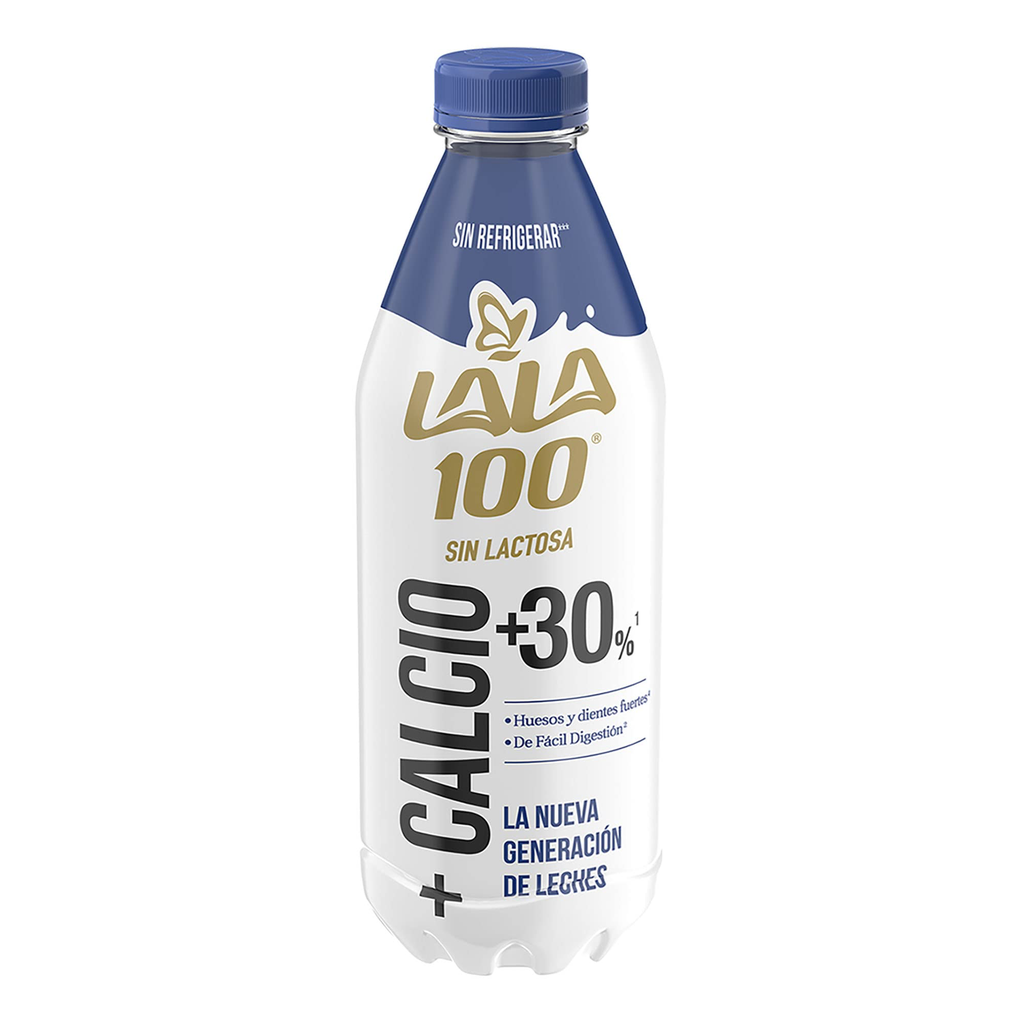 LECHE LALA 100 DESCREMADA DESL CALCIO+30% 1L