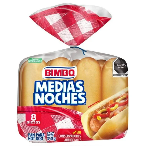 MEDIAS NOCHES 340G 8PZAS (BIMBO)