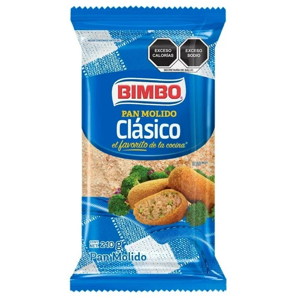 PAN MOLIDO CLASICO 210G (BIMBO)