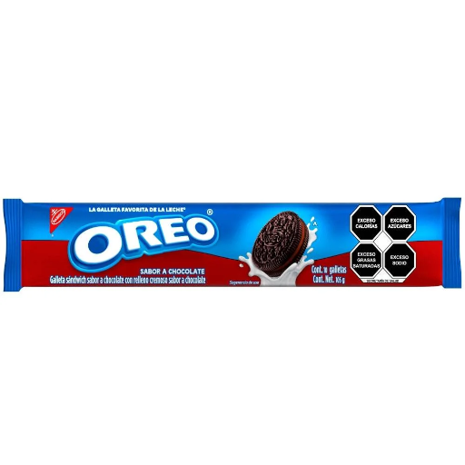 [7515] OREO SABOR A CHOCOLATE CON RELLENO SABOR CHOCOLATE 105 G