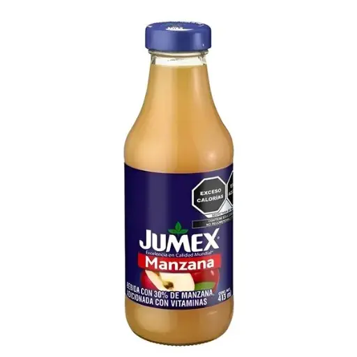 [JUM568] JUMEX VIDRIO SABOR MANZANA 413 ML