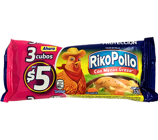[RIK802] RIKO POLLO CON 3CUBOS
