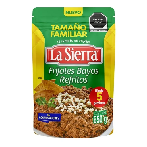 [FRI421] FRIJOLES BAYOS REFRITOS 650G