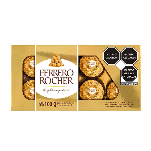 [78310] FERRERO ROCHER KINDER 8 PZAS 100G