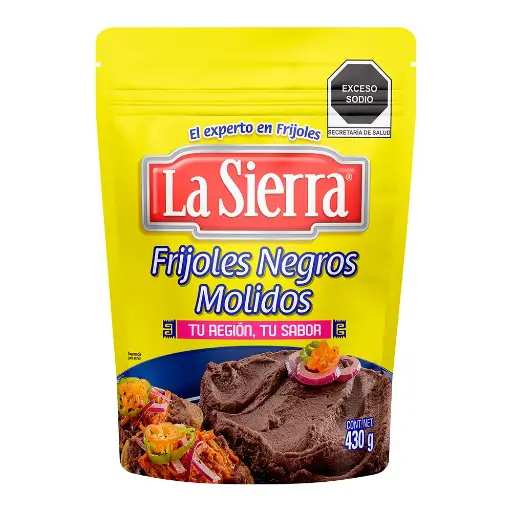 [CLEMENTE-2233] FRIJOLES LA SIERRA MOLIDOS NEGROS 430G