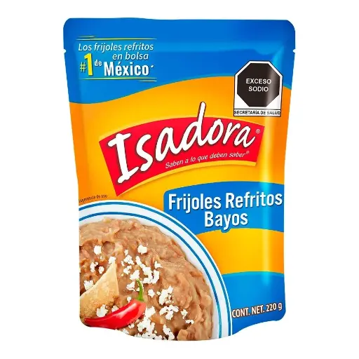 [FRI676] FRIJOLES REFRITOS BAYOS ISADORA 220g