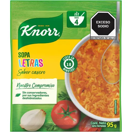 [SOP923] SOPA KNORR FIDEOS 95G