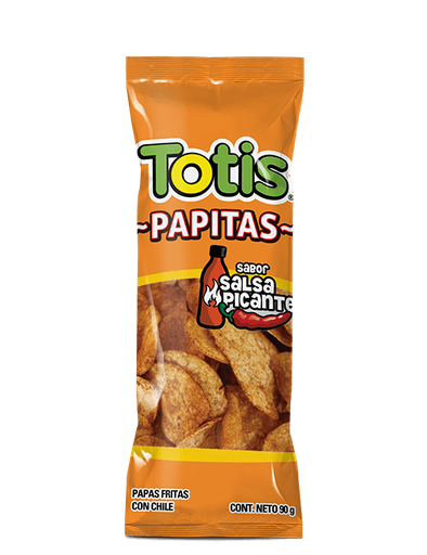 [400250] TOTIS PAPITAS SALSA PICANTE 90G COSTEÑA
