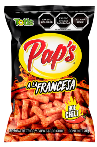 TOTIS PAPS A LA FRANCESA HOT CHILI 70 g COSTEÑA