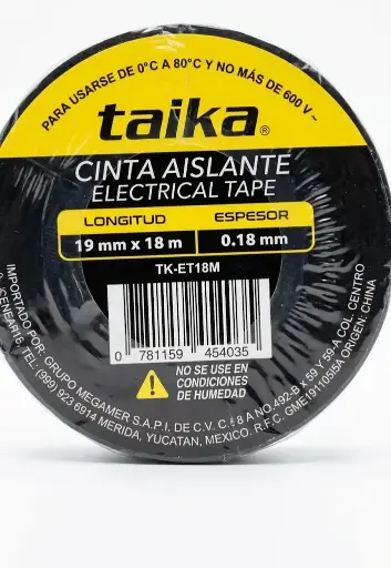 [TKET18M] CINTA AISLANTE 19MM X 18M