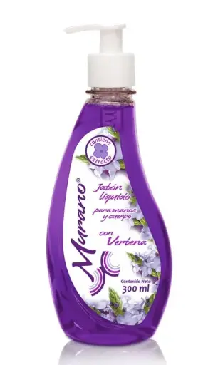 JABON MURANO LIQUIDO PARA MANO Y CUERPO CON VERBENA 300 ML